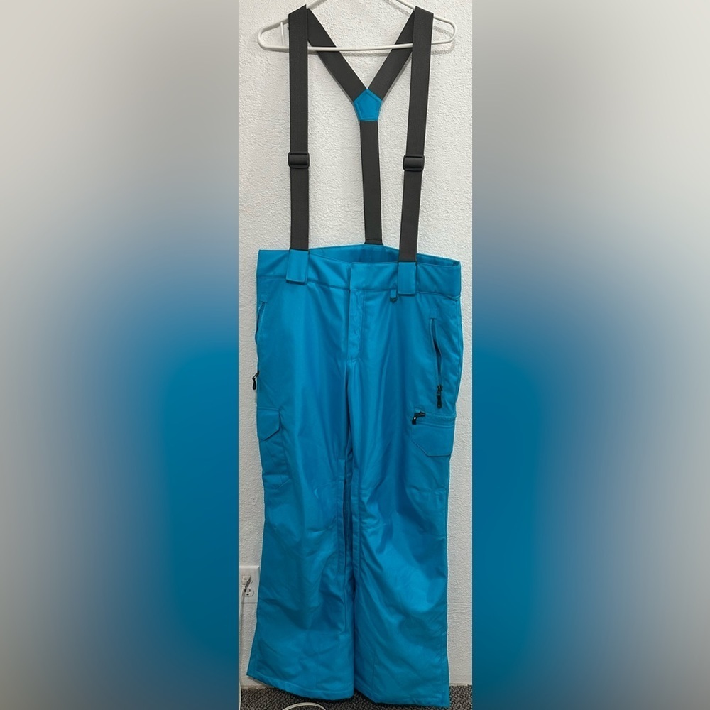 Men’s Teal Firefly Ski/snowpants Size LARGE